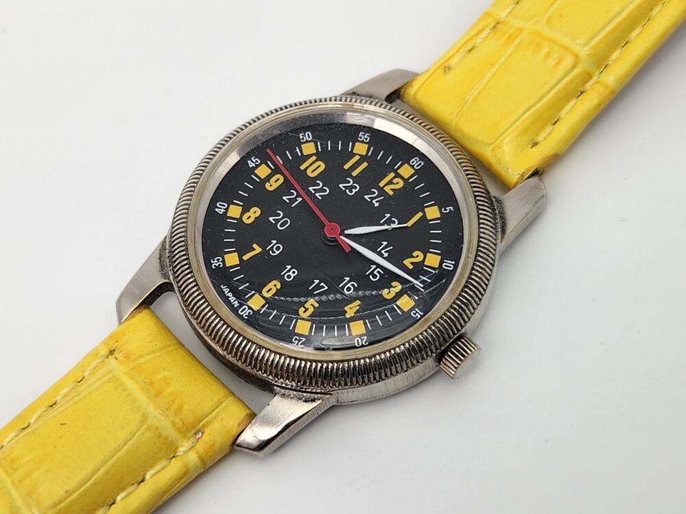 Military Type A-D Mens Watch 31mm Silver Tone Spec MIL-W-6433 - New Battery